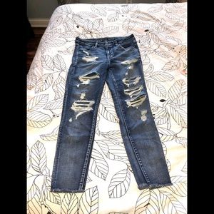 AE hi rise jegging crop 10 R